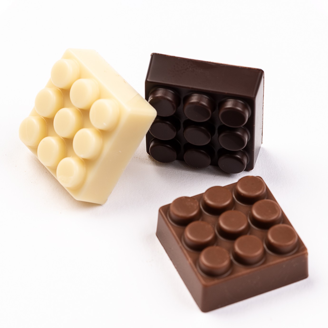 Chocolade Legoblokken